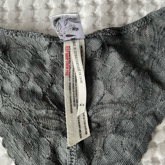 FREE PEOPLE | BRALETTE | DARK GREY | MEDIUM - Picture 6 of 6